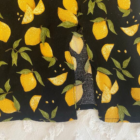 Reformation Marlowe Lemon Mini Dress Womens Size Medium Summer Vacation - Picture 5 of 6